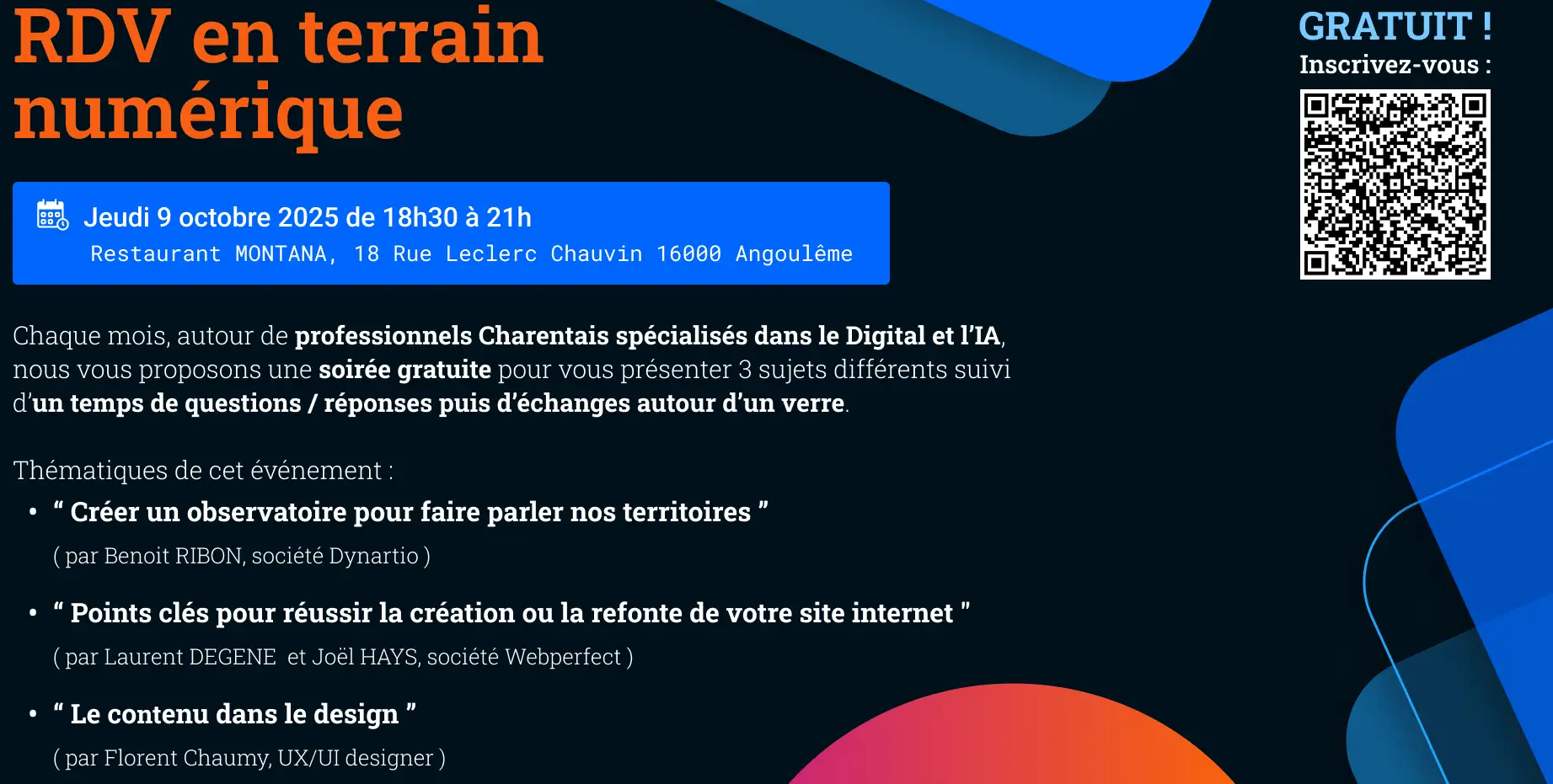 RDV En Terrain Numérique. Jeudi 9 Octobre 2025.